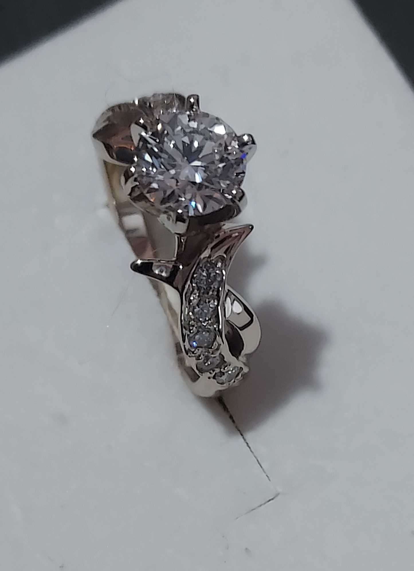 Custom engagement ring
